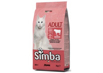 Monge Simba croccantini con manzo per gatto da 2 kg